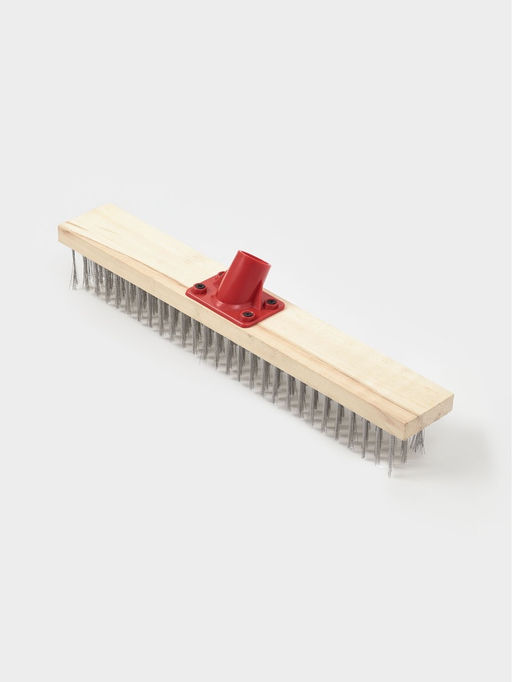 Щётка для пола с металлической щетиной, 40 см