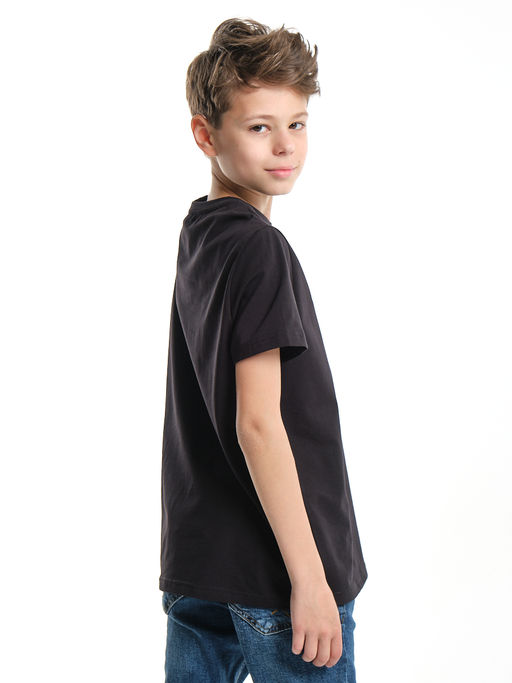 Футболка подростковая с принтом UD 5165 черный - Mini maxi фото 3