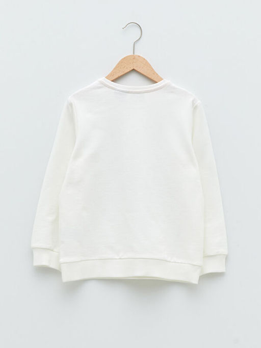 Bisiklet Yaka Mickey Mouse Bask?l? Uzun Kollu K?z ?ocuk Sweatshirt - Waikiki фото 2