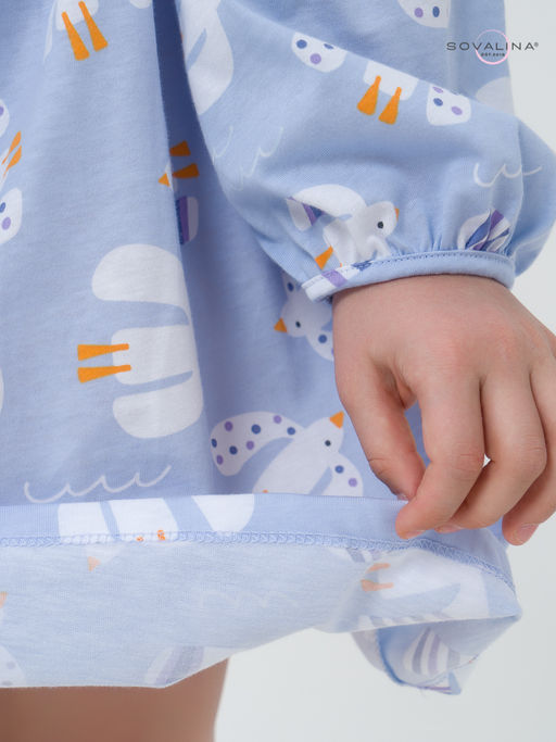 Платье Моана чайки на голубом ВБ - Sovalina фото 11