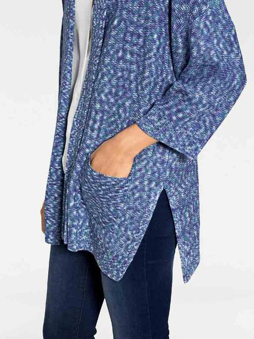 Кардиган, сине-пестрый - Patrizia dini фото 5