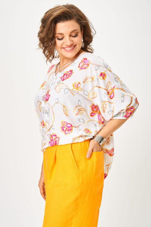 Костюм ANDINA CITY 9071-25 белый/желтый  фото 8