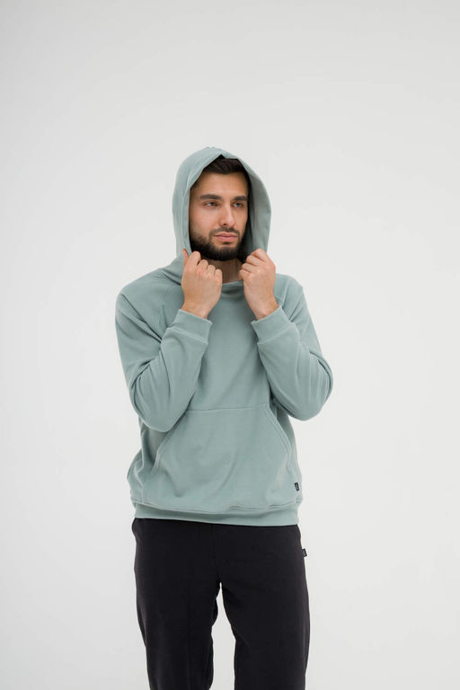 Толстовка с капюшоном Velours, мята - Knitka wear фото 4