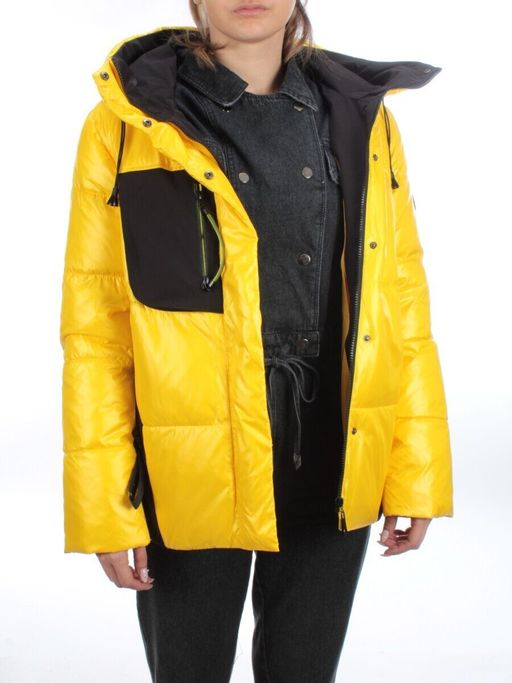 8329 YELLOW Куртка зимняя женская (200 гр. холлофайбера) - Fashion фото 8