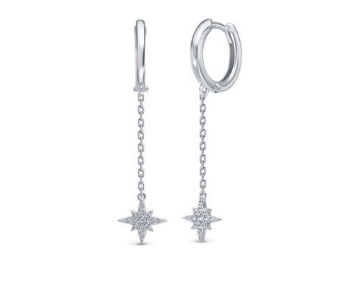 Серьги, куб.циркон., В10-1572