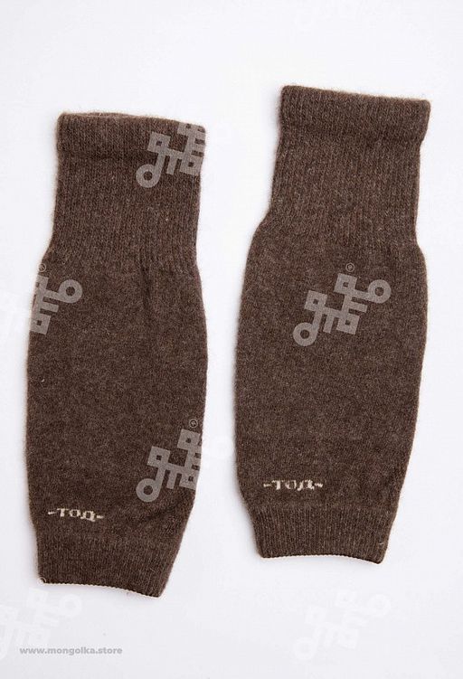 из 100% монгольской шерсти Наколенники длинные - Mongolka фото 2