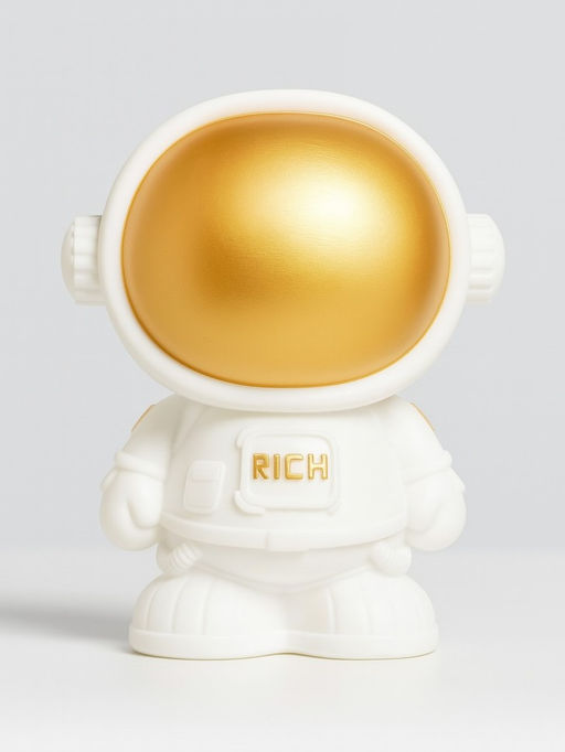 Копилка Astronaut, gold, (18 см), пластик