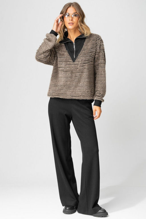 Костюм LAIKONY 383 табак+ черный  фото 12