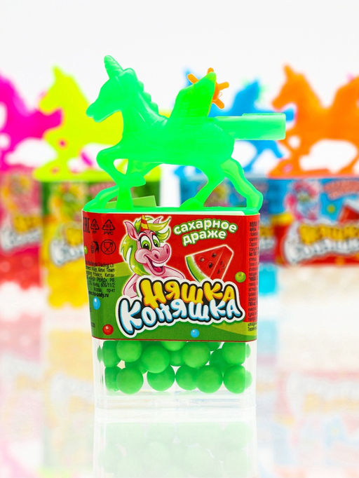 Цена за 30 шт. Драже сахарное Няшка Коняшка, ассорти, 6 г - Simaland фото 4