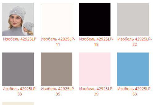 Шапка Изобель