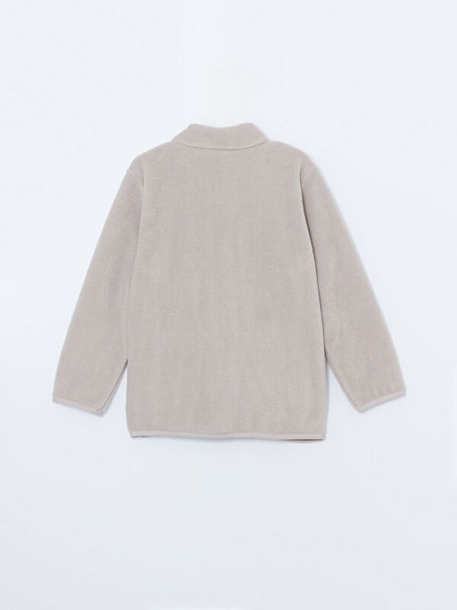 Basic Erkek Bebek Fermuarl? Sweatshirt