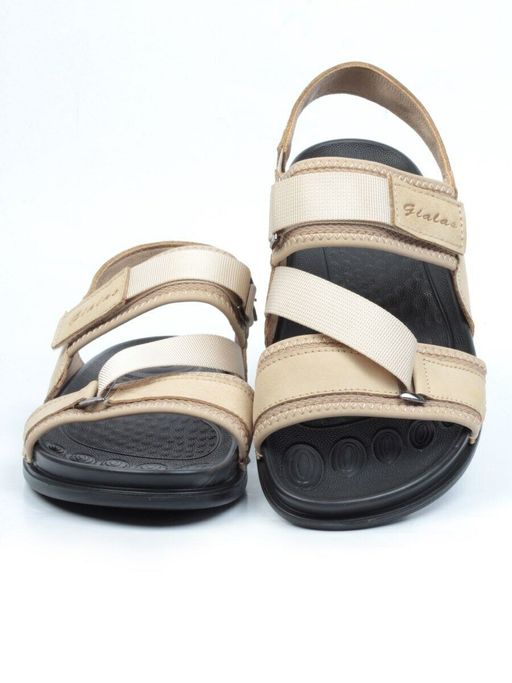 04-Б6020A-3 BEIGE Сандалии мужские (натуральная кожа) - Фабричный китай фото 10