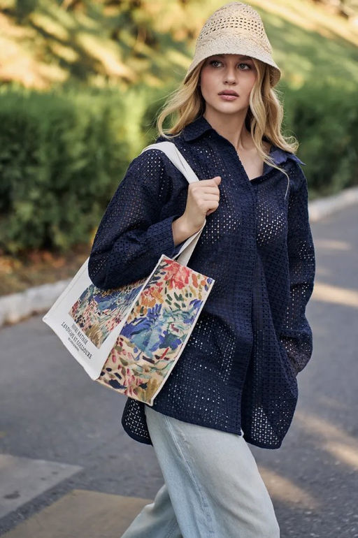 сумка 100% хлопок(канвас) авторский принт ВАН ГОГ - Sahar art lab фото 12