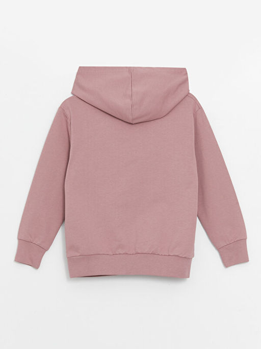 Kap??onlu Bask?l? Uzun Kollu Erkek ?ocuk Sweatshirt - Waikiki фото 2