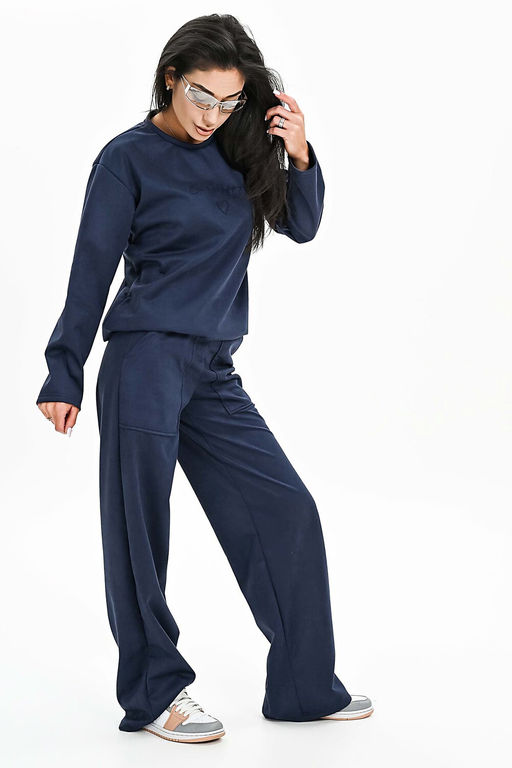 Брюки из мягкой эко замши