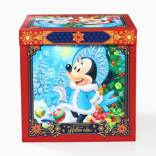 Коробка складная, новогодняя Сказочного Нового года, 30 ? 30 ? 30 см