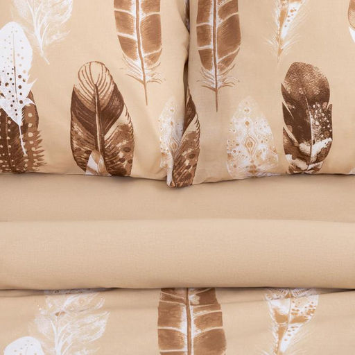 Постельное белье Этель 1.5 сп Перья (вид 1) 143*215 см,150*214 см, 70*70 см 2 шт  фото 3