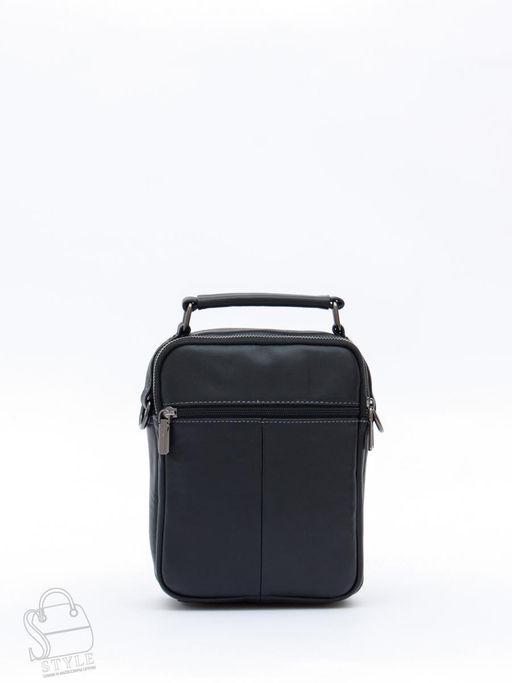 Сумка мужская кожаная 634M black Fuzhiniao в Новосибирске