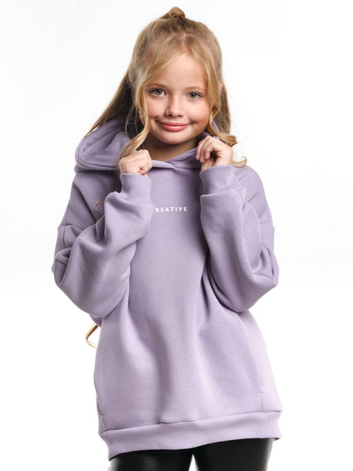 Худи для девочки оверсайз одежда подростковая с принтом 22-7317 мята - Mini maxi фото 15