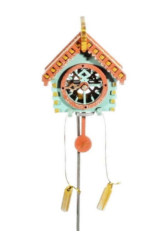 Новогоднее украшение для елки - Часы с маятником 56GG64-25804 Apricot Roof - Idh фото 3