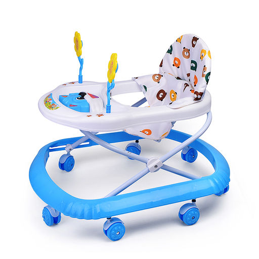 Ходунки "Цветочки" (цвет белый/голубой)