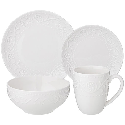 НАБОР ПОСУДЫ ОБЕДЕННЫЙ LEFARD FLORAL НА 4 ПЕР. 16 ПР.