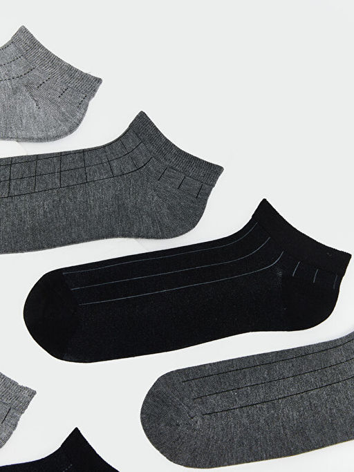 Desenli Erkek Patik ?orap 7li