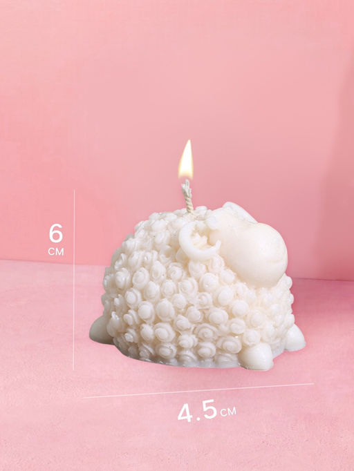 Свеча "Барашек" 4х4,5х6 см, соевый воск