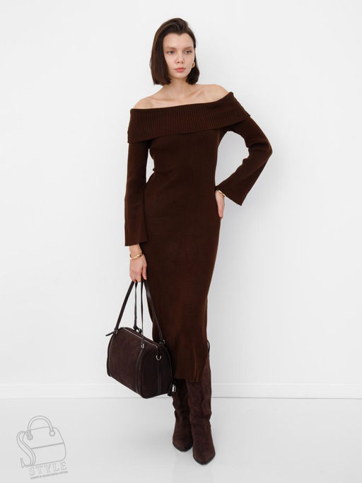 Сумка женская кожаная 8023-1S coffee Velina Fabbiano-Safenta  в Новосибирске