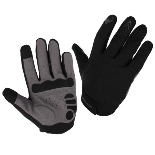 Велосипедные перчатки PARTIZAN легкие с длинным пальцем /LE01 / Размер M / Цвет: Черные - ГалеонТрейд фото 3
