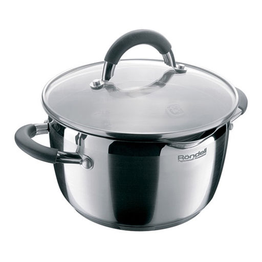 Кастрюля с/кр 24 см 5,7 л Flamme RDS-025 (ST) /RONDELL/