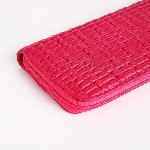 Кошелёк на молнии, цвет фуксия - Simaland фото 3