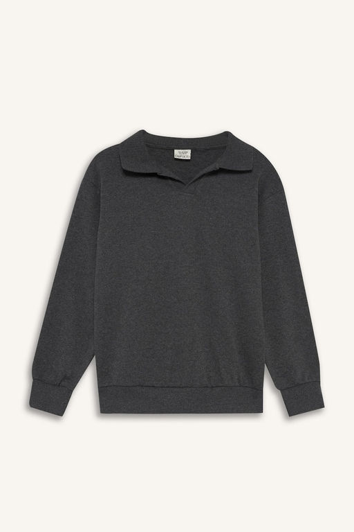Apa_ Yaka Sweatshirt Erkek _ocuk - Defacto фото 7