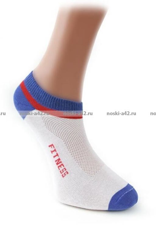 Цена за 10 пар. Золотая Игла носки женские спортивные с лайкрой арт. с-402 23-25  фото 3