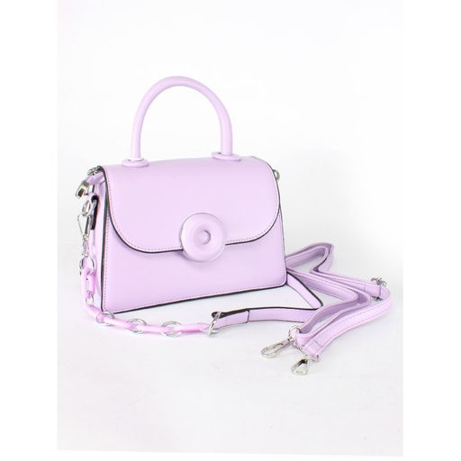 Сумка женская искусственная кожа Ch&K-8618, 1отд, 2плеч/рем, сирень SALE 255091