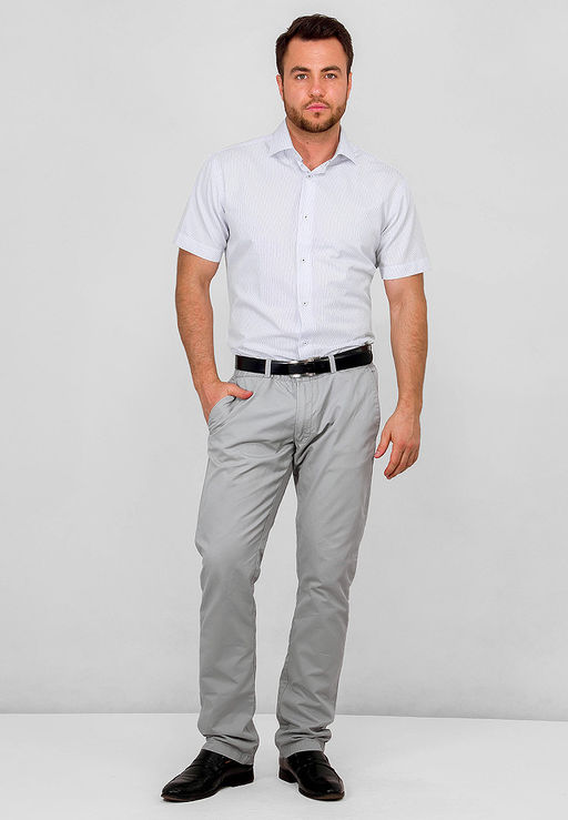 Сорочка мужская короткий рукав GREG 121/109/1256/Z/1  фото 5