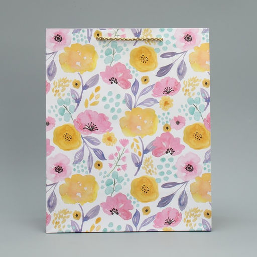 Пакет подарочный Букет 32 х 26 х 12 см - Дарите счастье фото 2