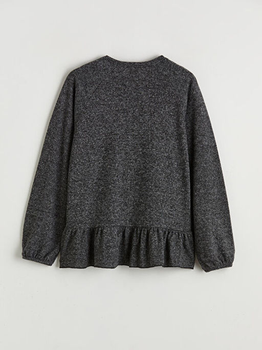 Bisiklet Yaka Fiyonk Detayl? K?z ?ocuk Ti??rt