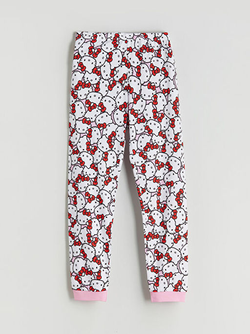 Beli Lastikli Hello Kitty Bask?l? K?z ?ocuk Pijama Alt