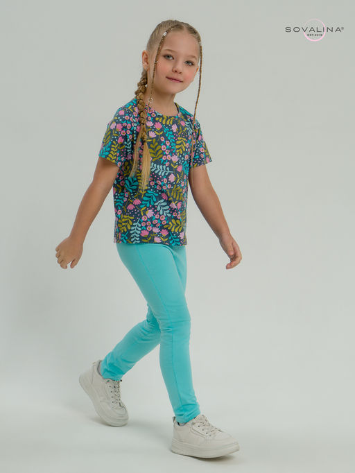 Костюм Мун розовые колокольчики-мятный - Sovalina фото 11