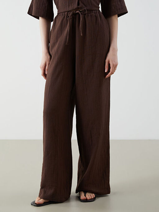 Beli Lastikli Dokulu Kad?n Pantolon