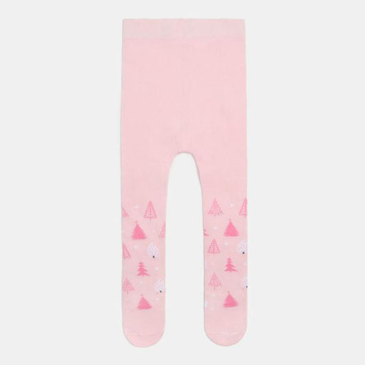Колготки Крошка Я «Ёлочки», розовый, рост 68-74 см