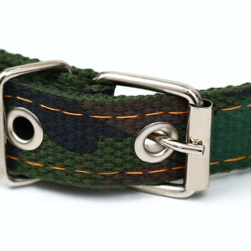 Ошейник брезентовый двухслойный Камуфляж, 52 х 2 см - Пижон фото 3