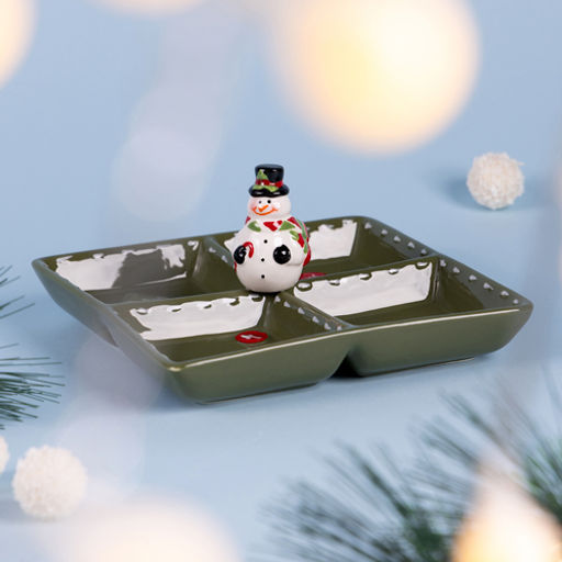 Менажница 4 секции коллекция "Christmas gift" 19*19*9,5 см 230-535 230-535 #НовыйГод /АРТИ-М/