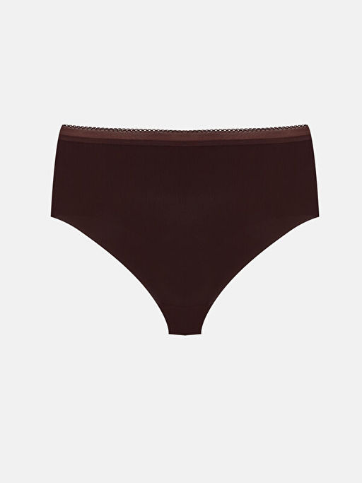 Y?ksek Bel Lazer Kesim Klasik K?lot