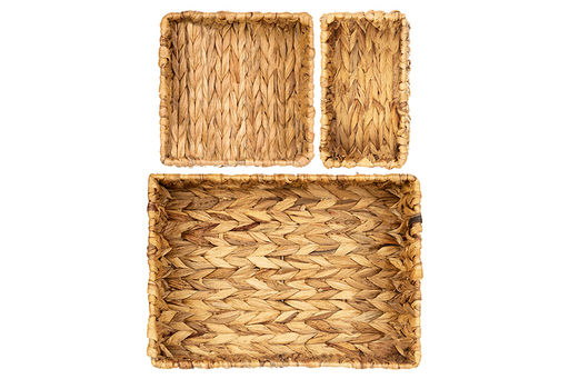 Набор 3 плетеных корзин 36*26*10 см - Elan gallery фото 13