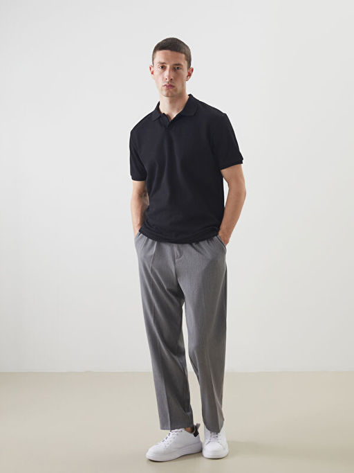 Polo Yaka K?sa Kollu Erkek Ti??rt