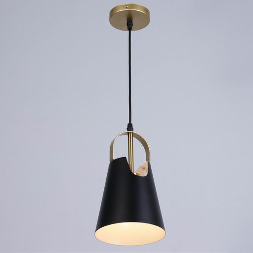 Светильник BayerLux «Санса» Е27 40 Вт черный 15×15×25-125 см