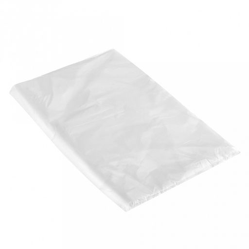 Фартук одноразовый "Эконом" 68х110см, полиэтилен, 6мкм, водонепроницаемый, антистатические свойства, белый, в упаковке 100шт, "Elegreen", ТУ 2.29.10-013-33186646-2020 (Россия)