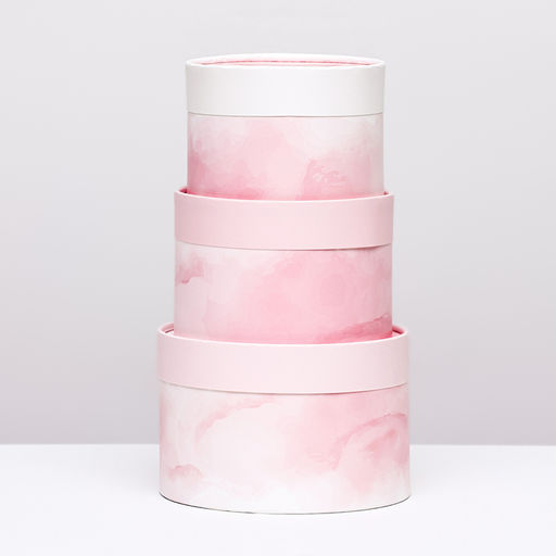 Набор шляпных коробок 3 в 1 Сердце , завальцованная, 16 х 10, 14 х 9, 13 х 8,5 см - UPAK LAND фото 3